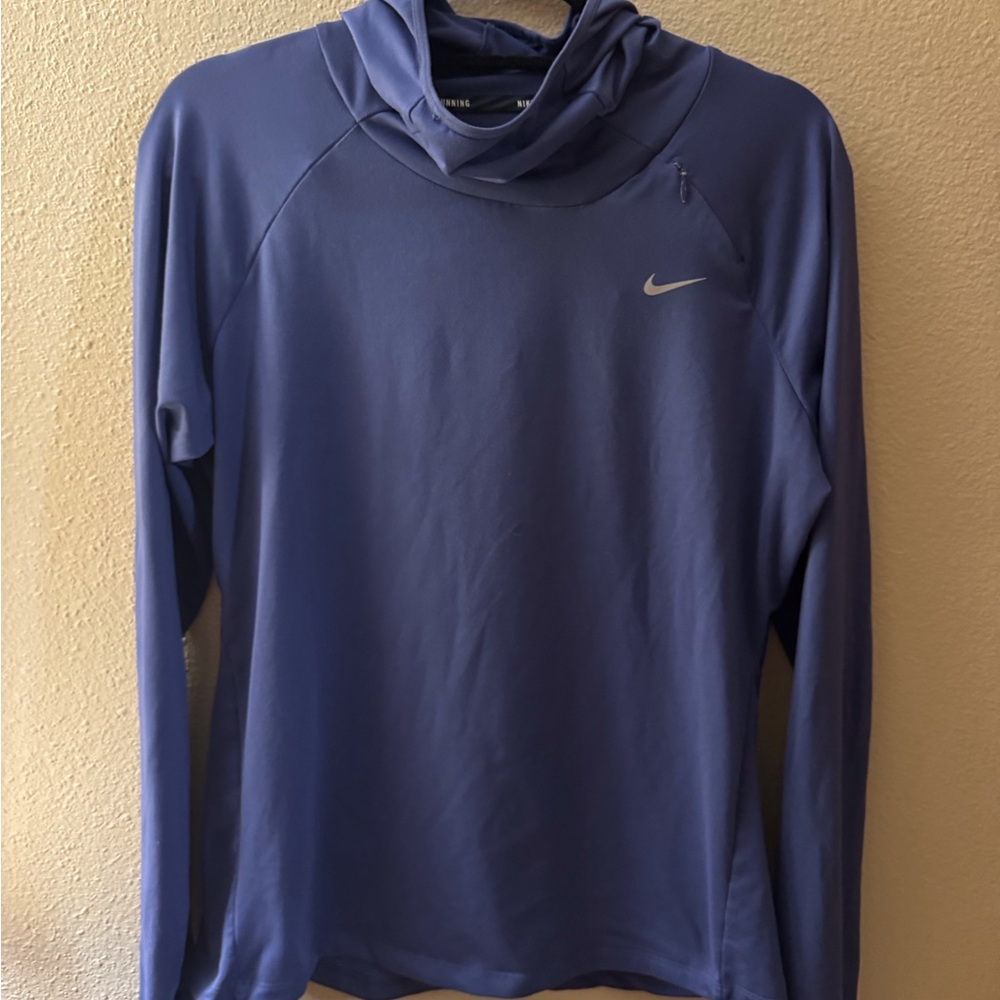 Nike Dri-FIT Running Top in Purple
